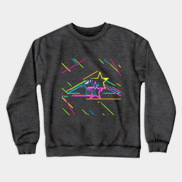 geometry and stars Crewneck Sweatshirt by KUHANEY